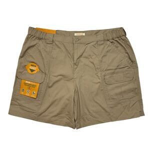 SAVANE *NEW* Hiking Shorts in Khaki Tan Size 44 Mens Cotton Blend Cargo Pockets